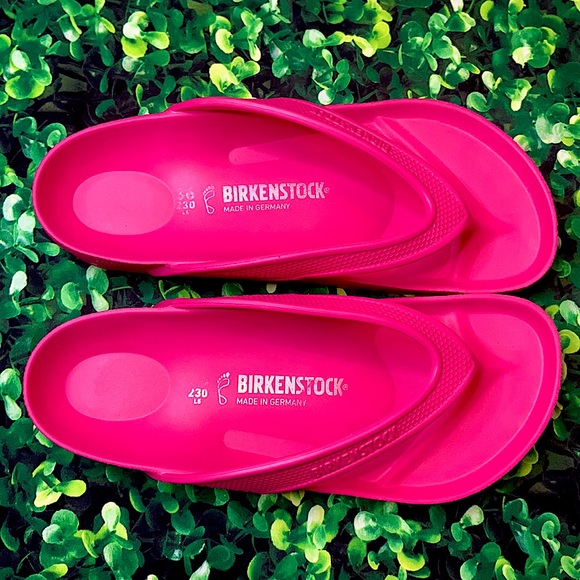 Birkenstock Shoes - Birkenstock - Hot Pink Flip Flops